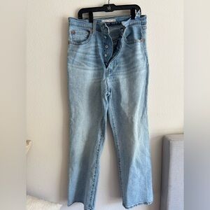 Levis Ribcage Straight Jeans